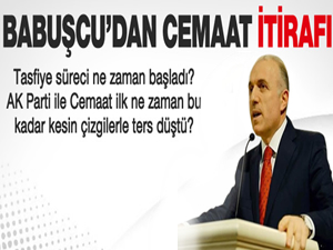 Aziz Babuşcu’dan 'Cemaat tasfiyesi' itirafı