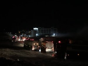 Ankara’da korkutan depo yangını