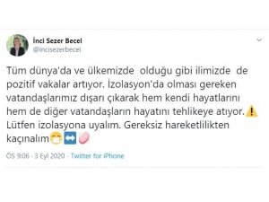 Nevşehir Valisi Becel’den izolasyon uyarısı