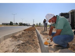 Karaman Belediyesinin çevre düzenleme çalışmaları sürüyor