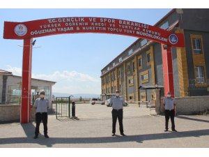 Erzurum’da yurtlar karantina kaçakları için hazırlandı