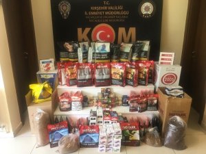 Kırşehir’de satışa hazır kaçak tütün ele geçirildi