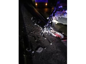 Ağır yaralanan motosiklet sürücüsü hayatını kaybetti