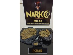Milas’ta Narkotik ekiplerinden uyuşturucu operasyonu