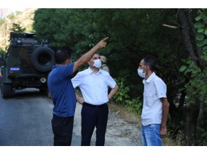 Vali Özkan, kayıp iki kardeşin arama çalışmalarını yerinde takip etti