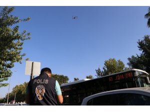 Drone tespit etti, polis cezayı kesti