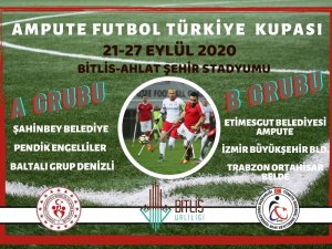 Ampute Futbol Türkiye Kupası, Ahlat’ta oynanacak