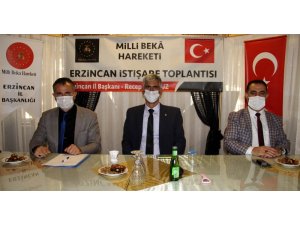 Milli Beka Hareketi Erzincan il istişare toplantısı düzenlendi