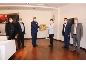 Nazilli oda başkanlarından Başkan Çerçioğlu’na ziyaret