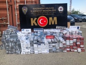 Gaziantep’te 4 bin 540 paket kaçak sigara ele geçirildi