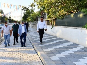 Başkan Çınar, yol çalışmalarını inceledi