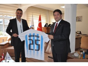 UYAFA CUP Koordinatörü Ali Güney’den Başkan Oral’a ziyaret