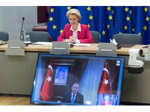 AB Komisyonu Başkanı Leyen: "Cumhurbaşkanı Erdoğan ile verimli görüşme gerçekleştirdik"