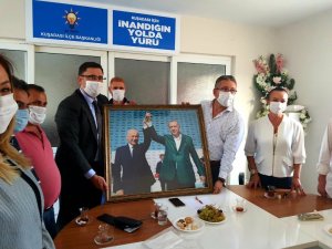 MHP Kuşadası ilçe yönetiminden, AK Parti’nin yeni yönetimine ziyaret