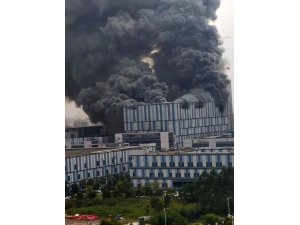 Çinli teknoloji şirketi Huawei’nin laboratuvarında korkutan yangın
