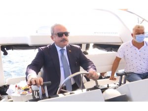 TBMM Başkanı Şentop ile PAB Başkanı Baron, Tekirdağ’da tekne turuna çıktı