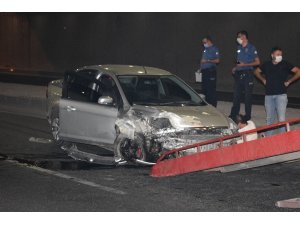 Malatya’da alt geçitte trafik kazası: 2 yaralı
