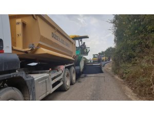 Köylerde asfalt çalışmaları hızlandı