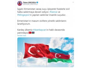 Başkan Çerçioğlu, Ermenistan’ı kınadı