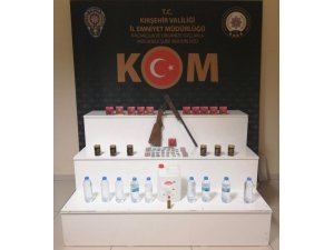 Kırşehir’de sahte içki operasyonu