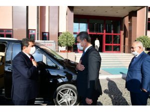 Başkan Köse, Esenler Belediye Başkanı Tevfik Göksu’yu ağırladı