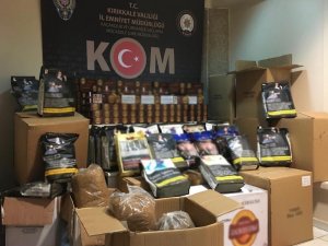 Kırıkkale’de 157 kilogram tütün ele geçirildi