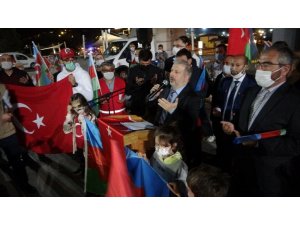 Karabük’te Azerbaycan’a destek konvoyu