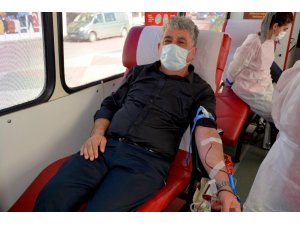 Gülüç Belediyesi kan bağışı kampanyası düzenledi