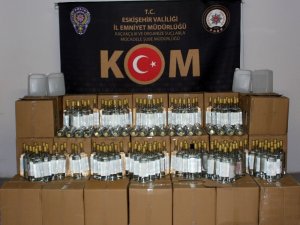 Eskişehir’de 979 litre kaçak alkol ele geçirildi