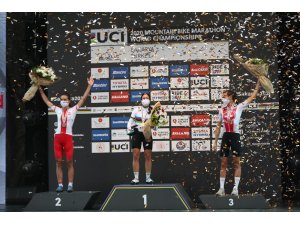 2020 Dağ Bisikleti Maraton Dünya Şampiyonası’nda ödüller taktim edildi
