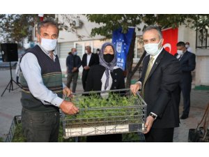 Bursa Büyükşehir’den dağ yöresine nitelikli tarım desteği