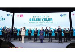 Başkan Büyükgöz’ün çevre projesi ile Emine Erdoğan’dan ödül aldı