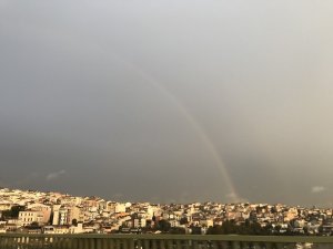 İstanbul’da gökkuşağı sürprizi