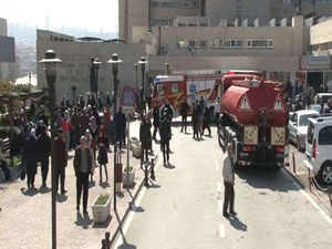 Ankara'da hastanede yangın paniği
