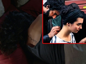 Tuba Büyüküstün, dizideki dövmesi ile meraklandırdı