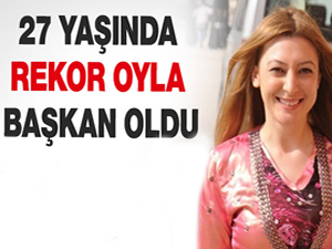 27 yaşında rekor oyla belediye başkanı oldu; Leyla İmret