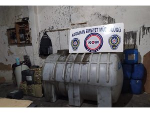 Karaman’da kaçak akaryakıt operasyonu