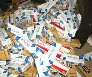 Batman'da 65 bin paket sigara ele geçirildi