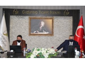 Gaziantep Ticaret Borsası meclisi video konferansla toplandı