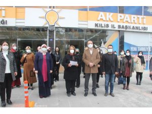 AK Partili kadınlardan şiddete karşı açıklama