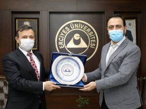 TÜSEB Başkanı Prof. Dr. Erhan Akdoğan, ERÜ’yü Ziyaret Etti