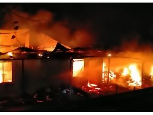 Samsun’da ev yangını