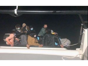 17 düzensiz göçmen kurtarıldı