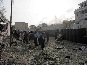 Türkiye'nin Mogadişu Büyükelçiliği inşaatına saldırı