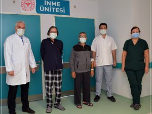 Muğla Eğitim Araştırmada felçli iki hasta sağlığına kavuştu