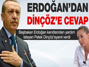 Başbakan'dan Petek Dinçöz'e yanıt