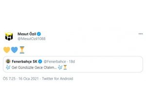 Mesut Özil’den Fenerbahçe paylaşımı