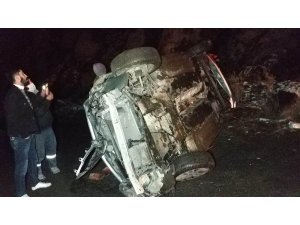 Samsun’da otomobil uçuruma yuvarlandı: 4 yaralı