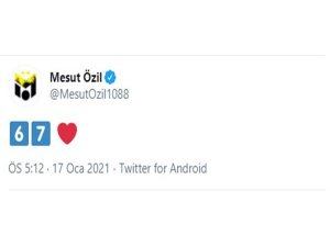 Mesut Özil’den ’67’ paylaşımı
