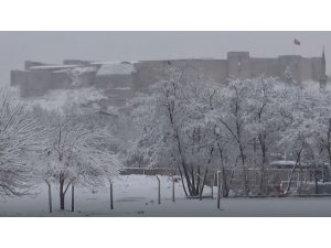 Gaziantep’ten kar manzaraları